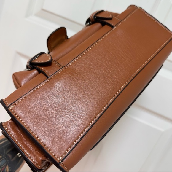 Coach Western Tabby Shoulder Bag in Burnished Amber NWT - Picture 6 of 13